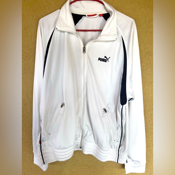 Black and white Puma jacket size XL - Picture 1 of 4